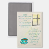 Aimant Personalized Bless This Home – Prayer (Recto/Verso)