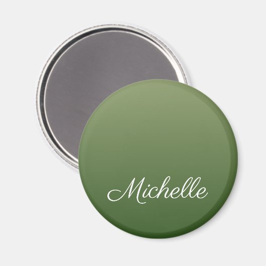 Aimant Personalized green (Recto/Verso)
