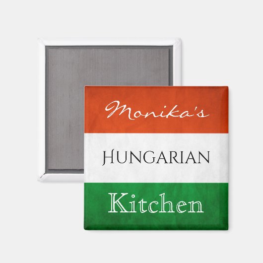 Aimant Personalized Hungarian Kitchen (Recto/Verso)