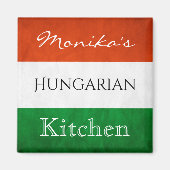 Aimant Personalized Hungarian Kitchen (Devant)