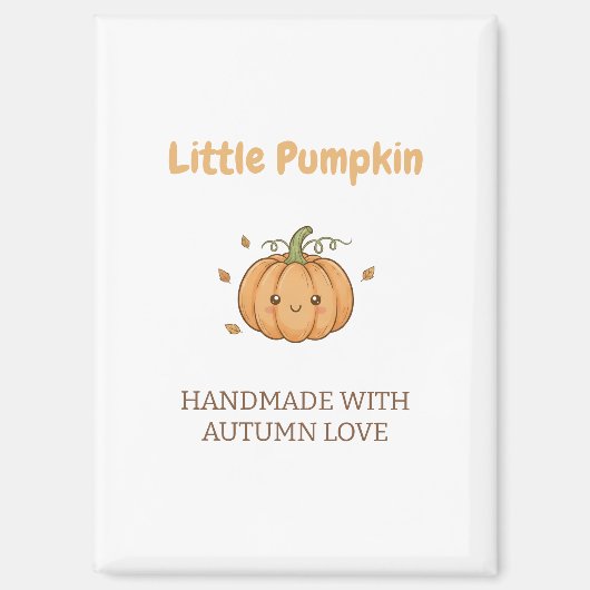 Aimant Personalized Little Pumpkin Baby Blanket (Recto)