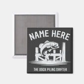 Aimant Personalized Name Dock Shadow Bass (Recto/Verso)