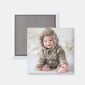 Aimant Personalized Newborn Baby Keepsake Photo (Recto/Verso)
