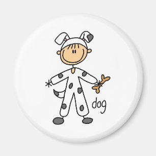 Aimant Personnage Bâton en Costume de Chien