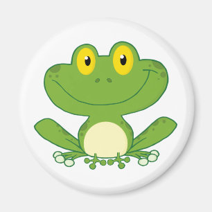 Aimant Personnage de dessin animé mignon de grenouille