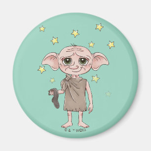 Aimant Personnage Dobby en aquarelle