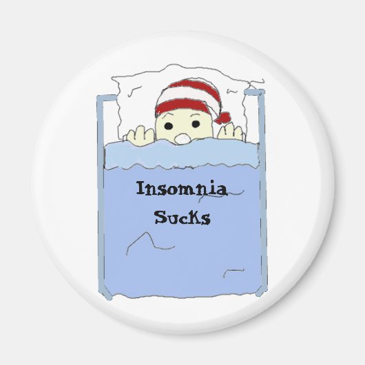 Aimant Personnage insomniaque (Devant)