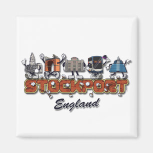 Aimant Personnages de dessin animé de Stockport