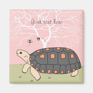 Aimant personnalisable de tortue de Redfoot