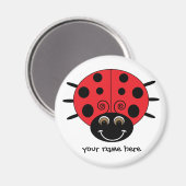 Aimant personnalisable Ladybug (Recto/Verso)
