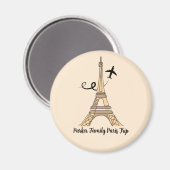 Aimant Personnalisable Paris Trip Chic Tour Eiffel (Recto/Verso)