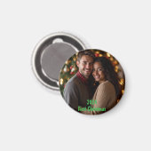 Aimant Personnalisable Premier Noël 2024 (Recto/Verso)