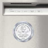 Aimant Personnalisé, 60e anniversaire Idées souvenir, 60e (In Situ (Lave-vaisselle))