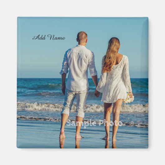 Aimant Personnalisé Ajouter votre photo (Devant)