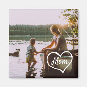 Aimant personnalisé avec écriture de photo de fami