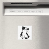 Aimant personnalisé avec image de chat pour affich (In Situ (Lave-vaisselle))