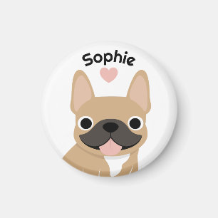 Aimant personnalisé Bouledogue Français, Cadeau Fr