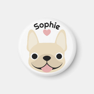 Aimant personnalisé Bouledogue Français, Cadeau Fr