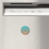 Aimant Personnalisé brun et bleu ombre (In Situ (Lave-vaisselle))