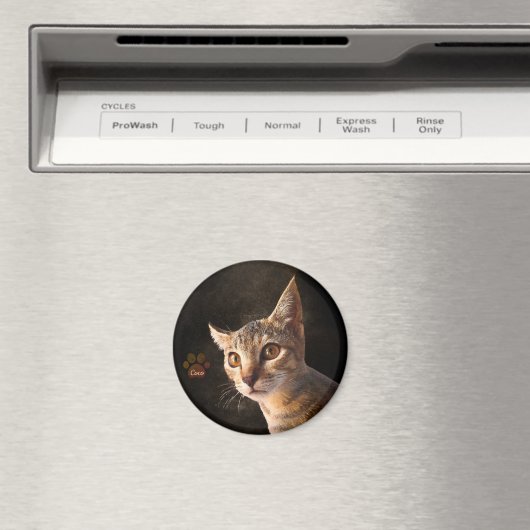 Aimant Personnalisé Cute Animal Kitten Chat Chien Modèle (In Situ (Lave-vaisselle))
