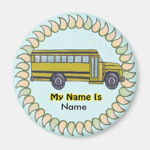 Aimant personnalisé d'autobus scolaire
