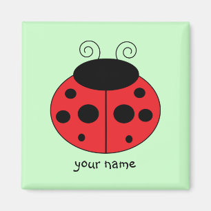 Aimant personnalisé de coccinelle