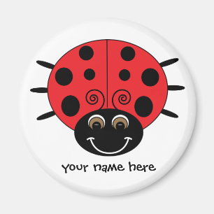 Aimant personnalisé de coccinelle