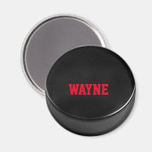 Aimant personnalisé de la canette de hockey (Recto/Verso)