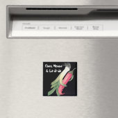 Aimant Personnalisé Funky Veggie (In Situ (Lave-vaisselle))