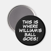 Aimant Personnalisé Funny Comic Book Golf Ball Marker (Recto/Verso)