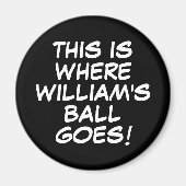 Aimant Personnalisé Funny Comic Book Golf Ball Marker (Devant)