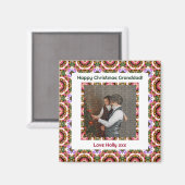 Aimant Personnalisé Joyeux Noël Photo Keepsaké Cadeau (Recto/Verso)