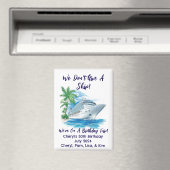 Aimant Personnalisé Nous ne donnons pas de bateau Croisiè (In Situ (Lave-vaisselle))