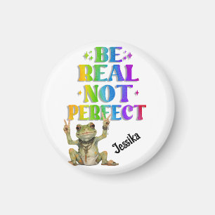 Aimant Personnalisé Personnalisé Positif bohème grenouill