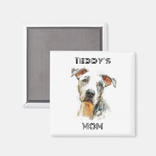 Aimant personnalisé pour maman de chien Cadeau p