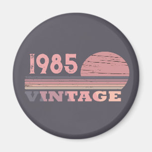 Aimant Personnalisé quarante fête vintage de 40e annivers