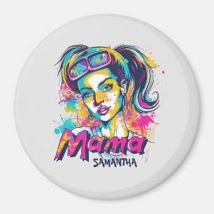 Aimant Personnalisé Retro Mama Pop Art (18)