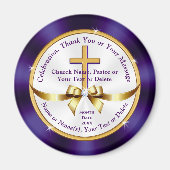 Aimant Personnalisé, Souvenirs de l'église pour n'importe (Devant)