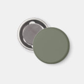 Aimant personnalisé Vert mousse uni (Recto/Verso)