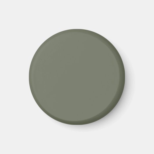 Aimant personnalisé Vert mousse uni (Devant)
