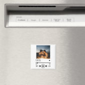 Aimant Personnalisée Saint Valentin Photo Song Playlist (In Situ (Lave-vaisselle))