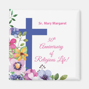 Aimant Personnaliser, 30e anniversaire Nun vie religieuse