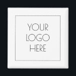 Aimant Personnaliser Ajouter votre logo<br><div class="desc">Il vous suffit de télécharger votre logo sur ce modèle de logo personnalisé.</div>