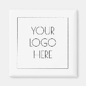 Aimant Personnaliser Ajouter votre logo (Devant)