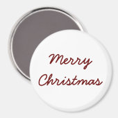 Aimant personnaliser ajouter votre texte noël (Recto/Verso)