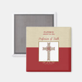 Aimant Personnaliser, Bénédictions de RCIA sur la profess (Recto/Verso)