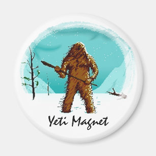 Aimant Personnaliser de cadeaux de pied de Bigfoot de