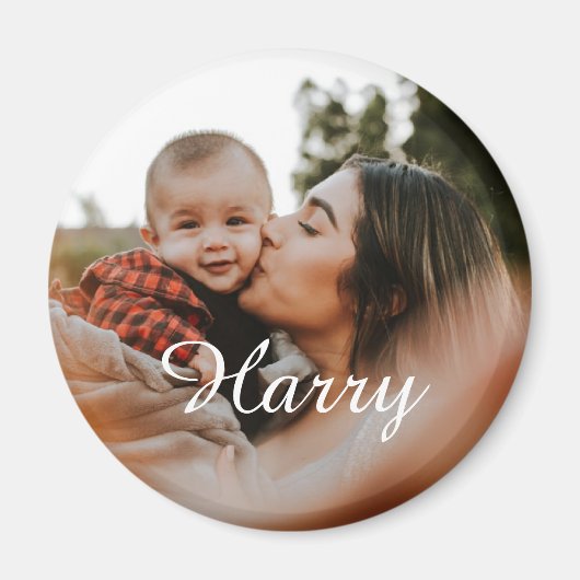 Aimant Personnaliser la nouvelle maman avec le nom du béb (Devant)