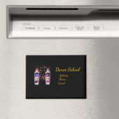 Aimant Personnaliser la publicité École de danse (In Situ (Lave-vaisselle))