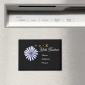 Aimant Personnaliser la publicité Math Symboles de l'ense (In Situ (Lave-vaisselle))